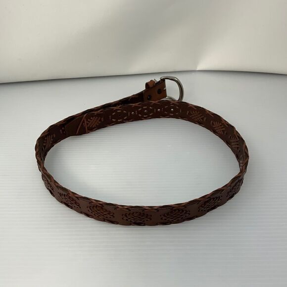 Mens Genuine Leather Belt Size 38 (H12) - Picture 2 of 4